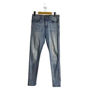 Noisy May Women's Light Wash High Waisted Skinny Denim Jeans